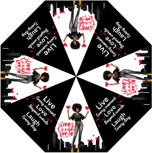 Live love laugh umbrella