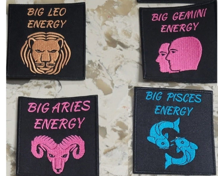 Horoscope Zodiac Patch (embroidered Iron/sew on)