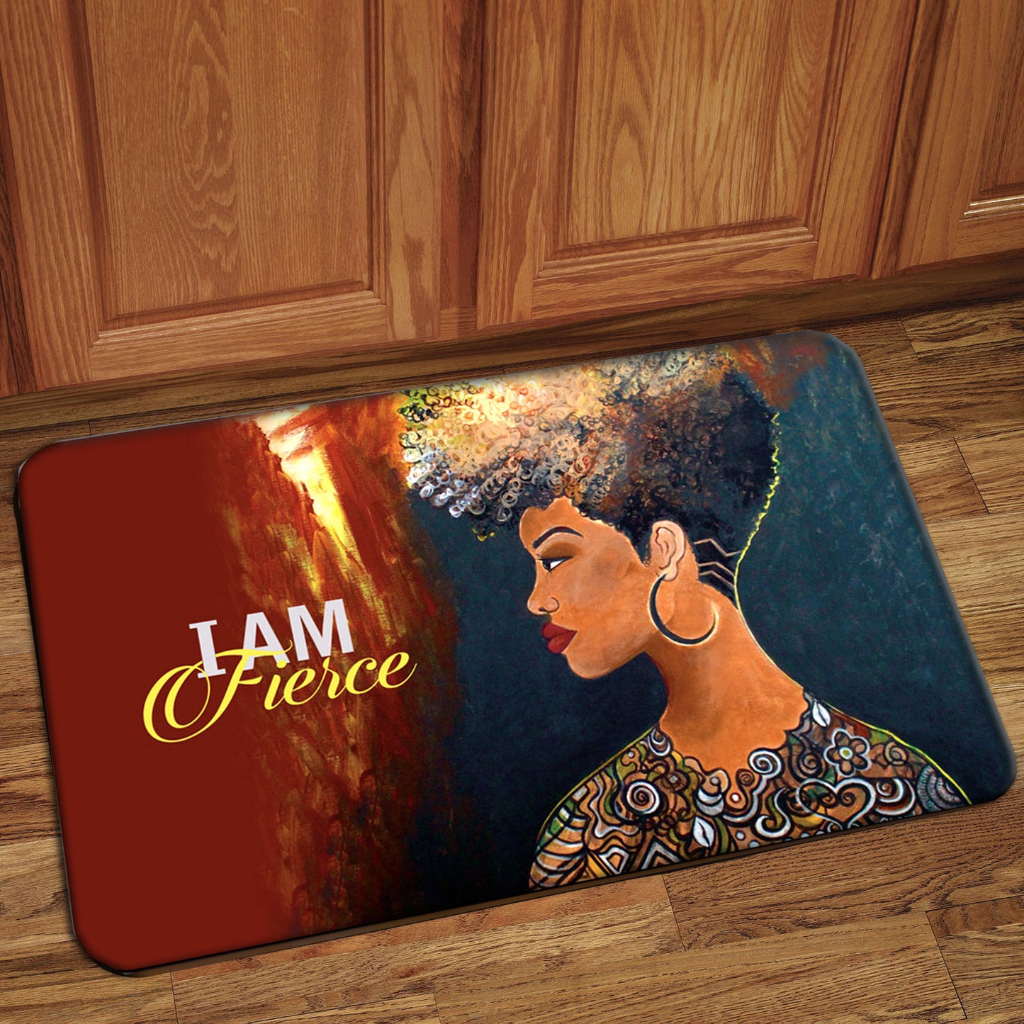I am Fierce Interior Floor Mat