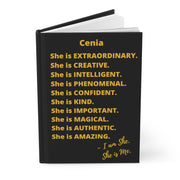 Personalized "I am Extraordinary" Hardcover Journal Matte