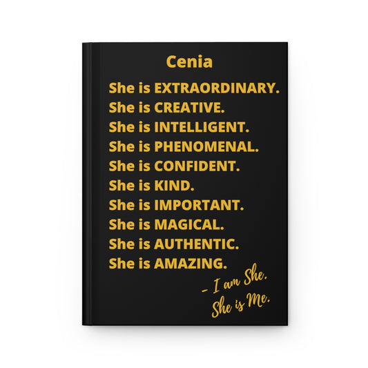 Personalized "I am Extraordinary" Hardcover Journal Matte