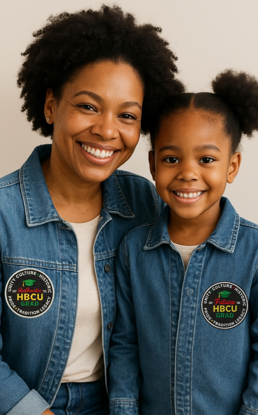 HBCU Patch – 3.5x3.5 Inch Black College Pride Iron-On Embroidered Patch for Jackets & Bags