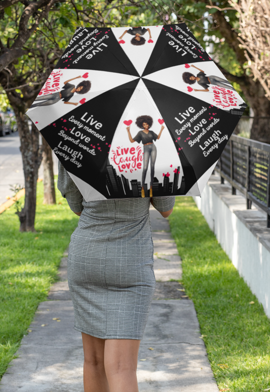 Live love laugh umbrella