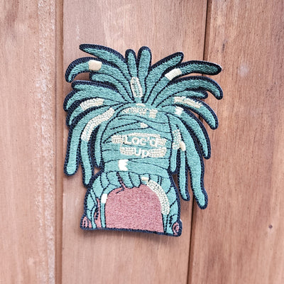 Natural hair locs patch sew on iron Patch [4"x3.5 inches]