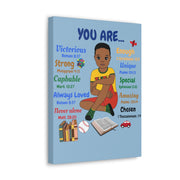 God Says "You are....." canvas
