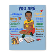 God Says "You are....." canvas