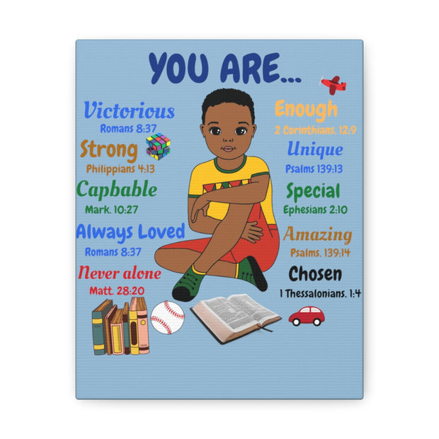 God Says "You are....." canvas