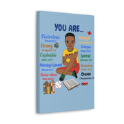 God Says "You are....." canvas