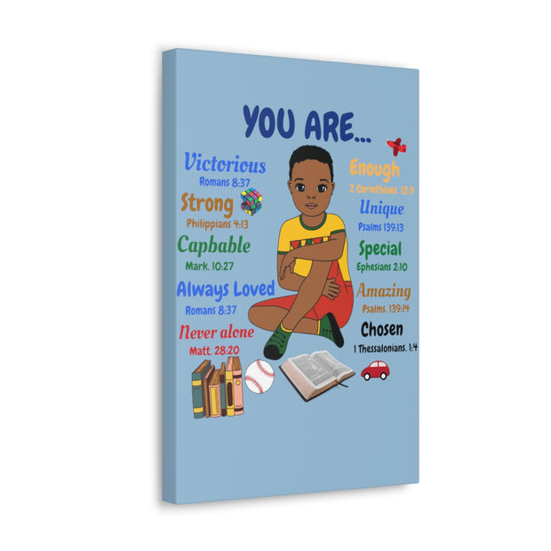God Says "You are....." canvas