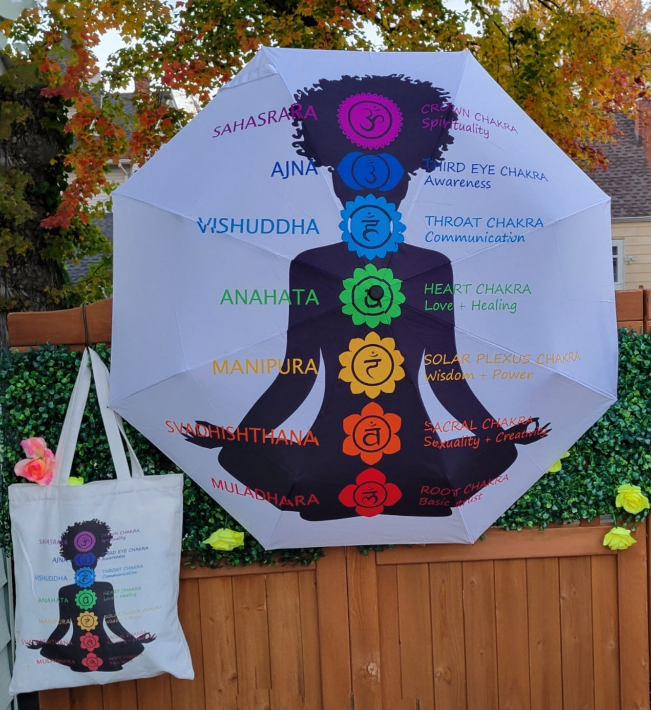 Chakra girl umbrella