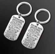 GoodVibes® Keychain For Son/Daughter/Sister/husband
