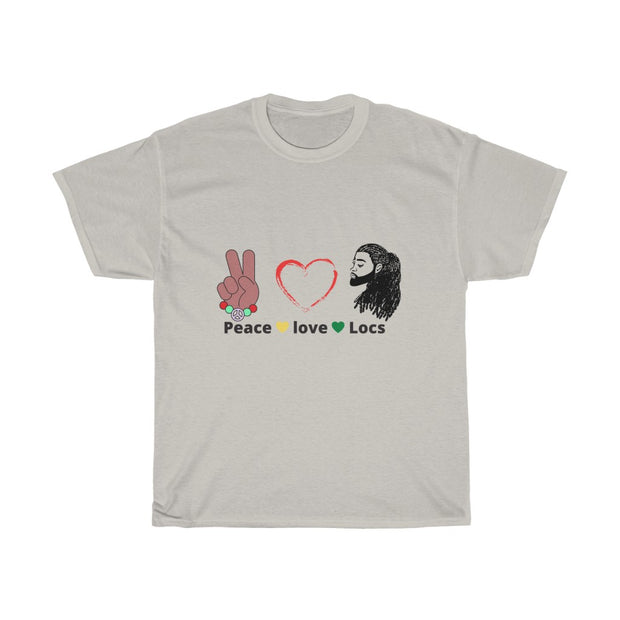 Peace, Love, Locs T-shirt