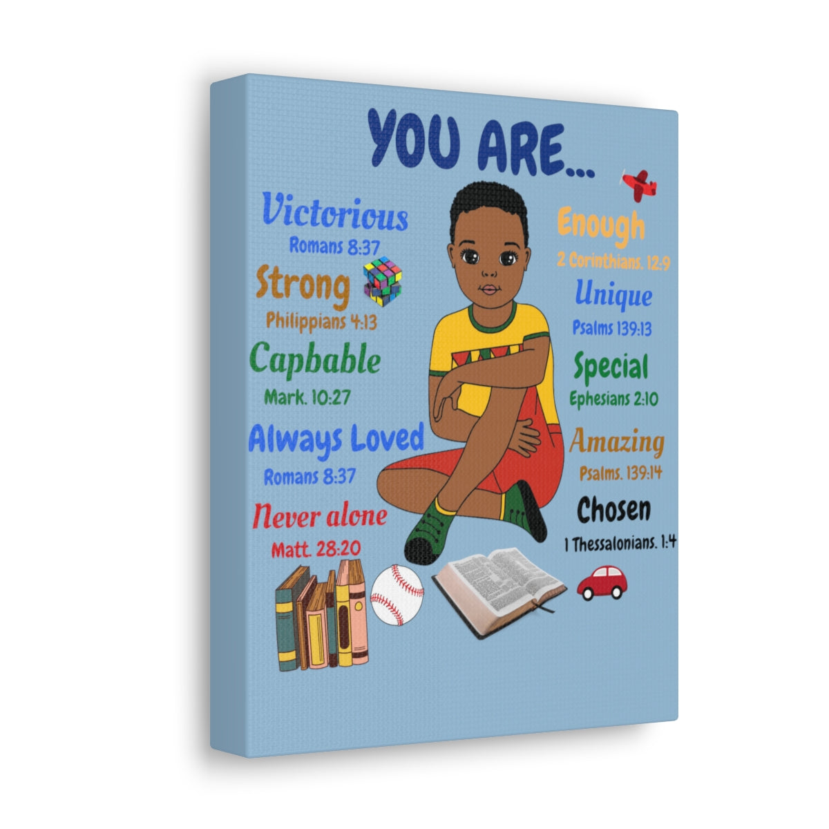 God Says "You are....." canvas