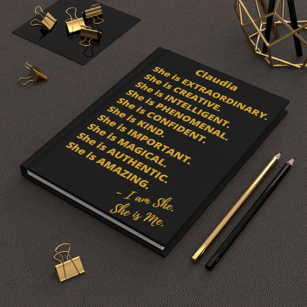 Copy of Personalized "I am Extraordinary" Hardcover Journal Matte