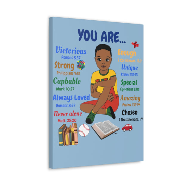 God Says "You are....." canvas