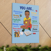 God Says "You are....." canvas
