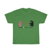 Peace, Love, Locs T-shirt