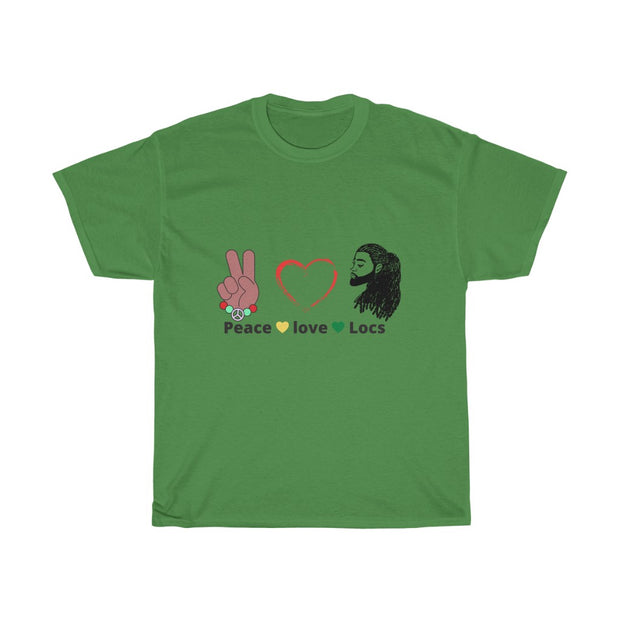 Peace, Love, Locs T-shirt