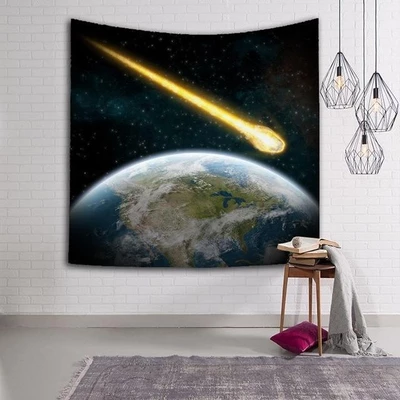 View of Planet Earth Tapestry