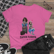 Catch Flights not Feelings Women's Heavy Cotton T-shirt
