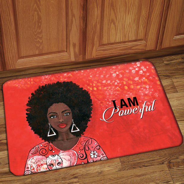 I am Powerful Interior Floor Mat