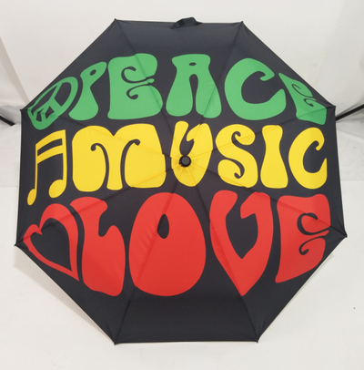 Peace, Love, Reggae umbrella