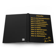 Copy of Personalized "I am Extraordinary" Hardcover Journal Matte