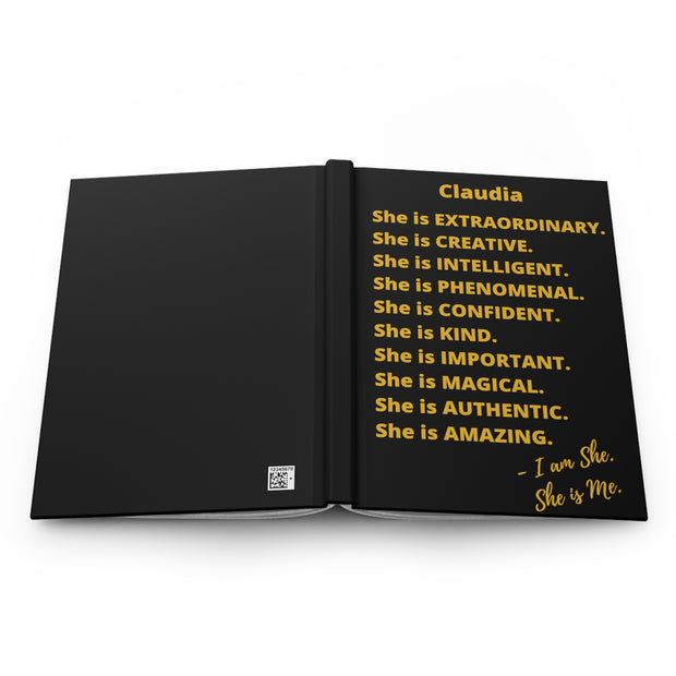 Copy of Personalized "I am Extraordinary" Hardcover Journal Matte