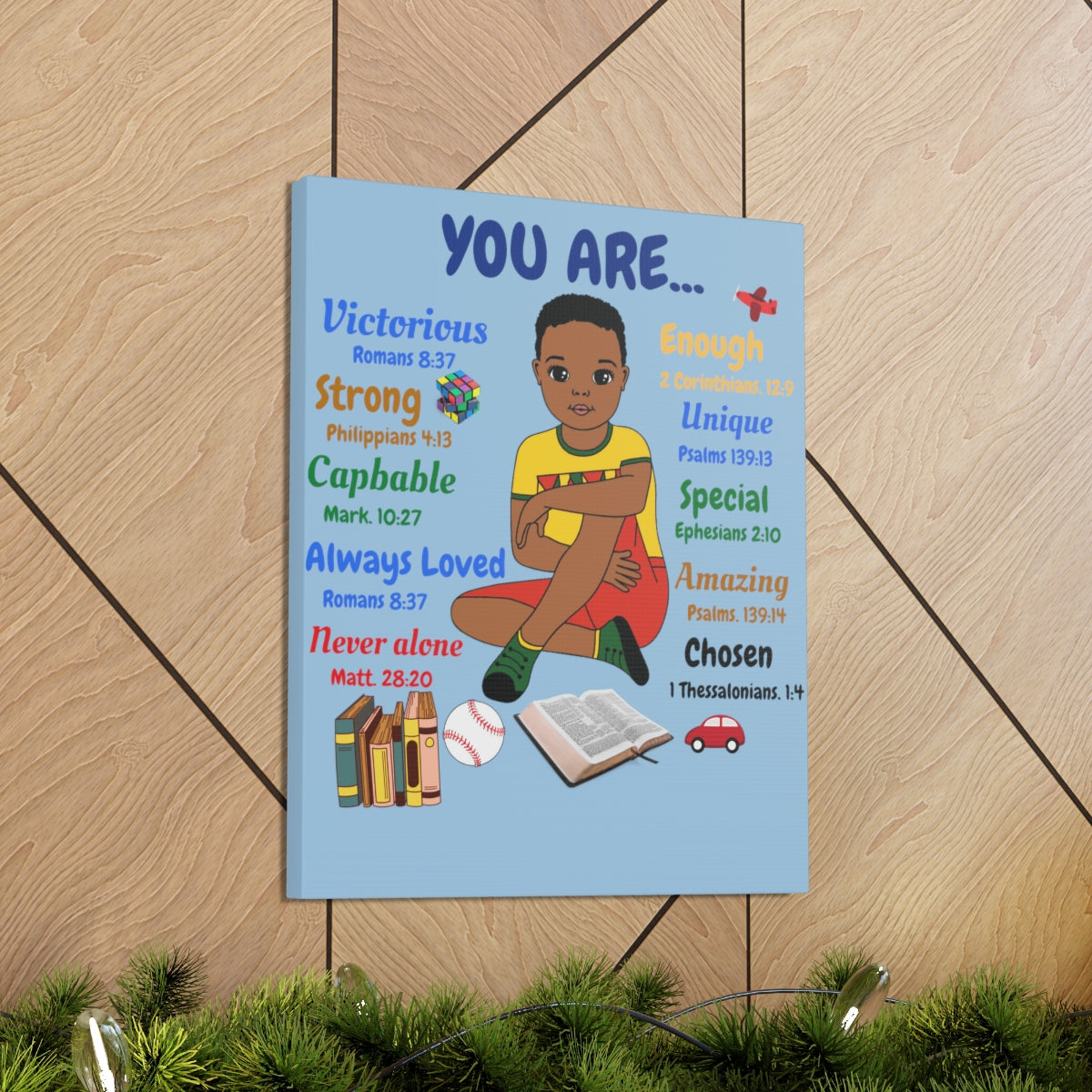 God Says "You are....." canvas