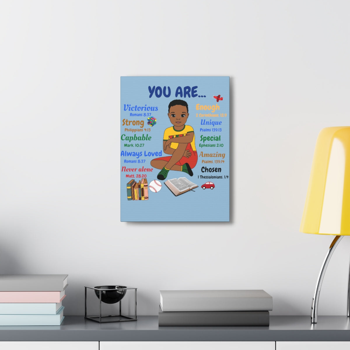 God Says "You are....." canvas