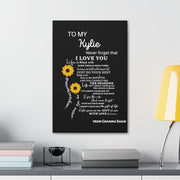 PERSONALIZED - To Granddaughter Canvas Gallery Wraps