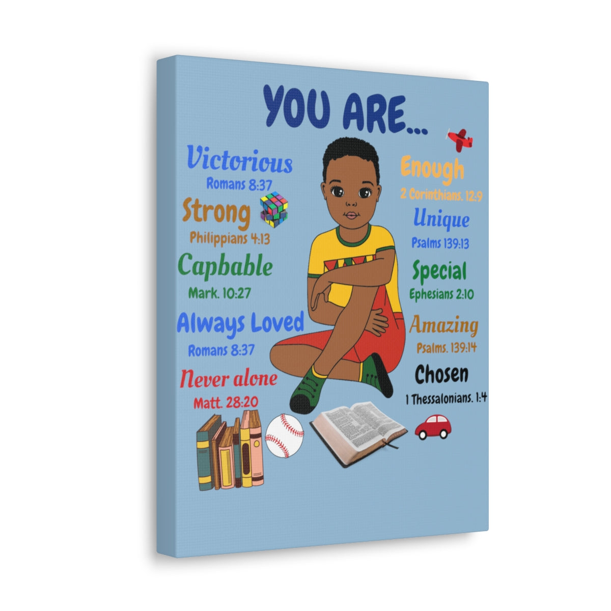 God Says "You are....." canvas