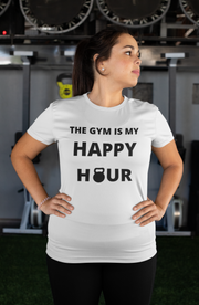 The gym is my happy hour Unisex Jersey Short Sleeve Tee