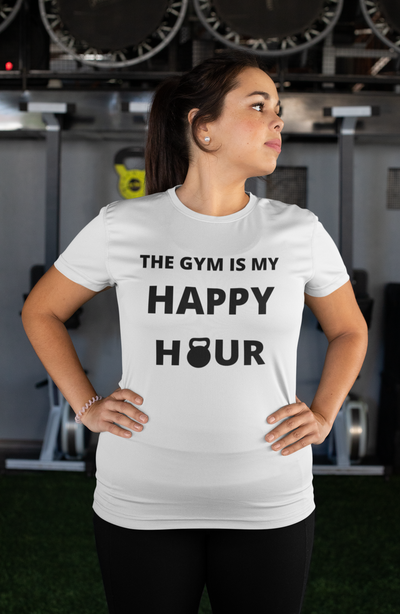 The gym is my happy hour Unisex Jersey Short Sleeve Tee